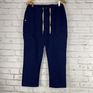 FIGS Pants Size Small Pants Blue Technical Collection Polyester Rayon Stretch